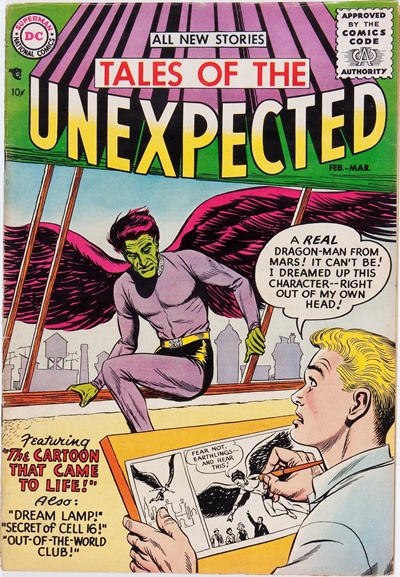 1955 - Tales of the Unexpected #1 - Click for Bigger Image in a New 
Page