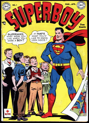 1949 - Superboy #1 - Click
for Bigger Image in a New Page