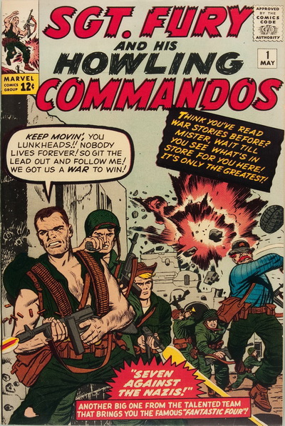 1963 - Sgt. Fury and his Howling Commandos #1 - Click for Bigger Image in a New 
Page