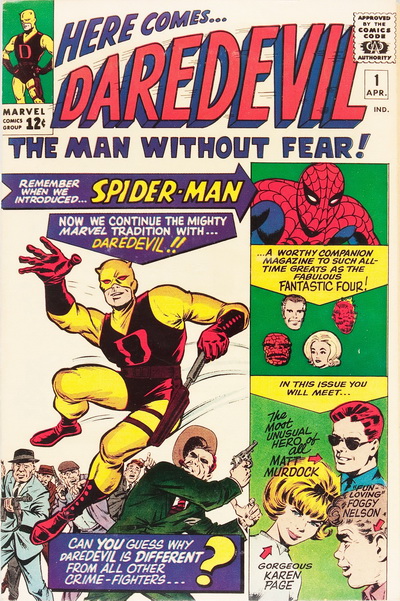 1964 - Daredevil #1 - Click for Bigger Image in a New 
Page