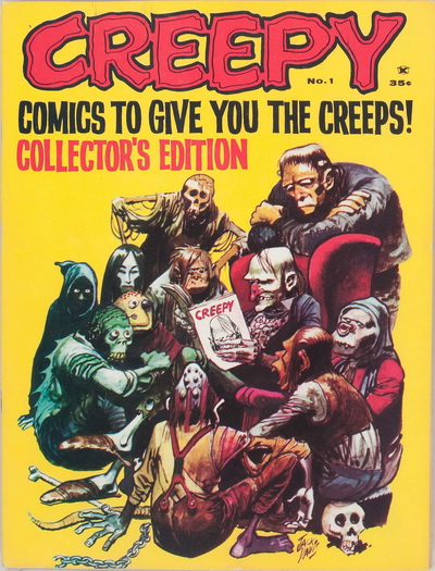 1964 - Creepy #1 - Click for Bigger Image in a New 
Page