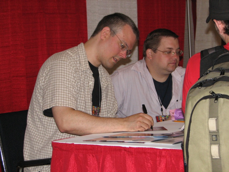 Steve McNiven and CB Cebluski.JPG