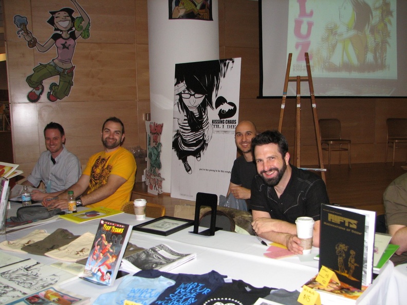 Cameron Stewart, AndyB, Karl Kerschl, Ramón K Pérez.JPG