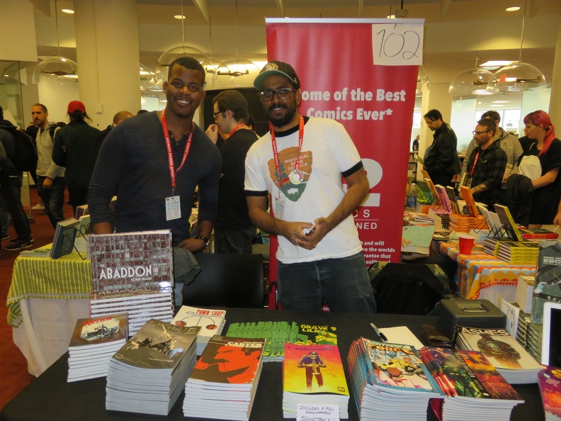 Z2 Comics with Jarrett Williams and Sridhar Reddy.JPG