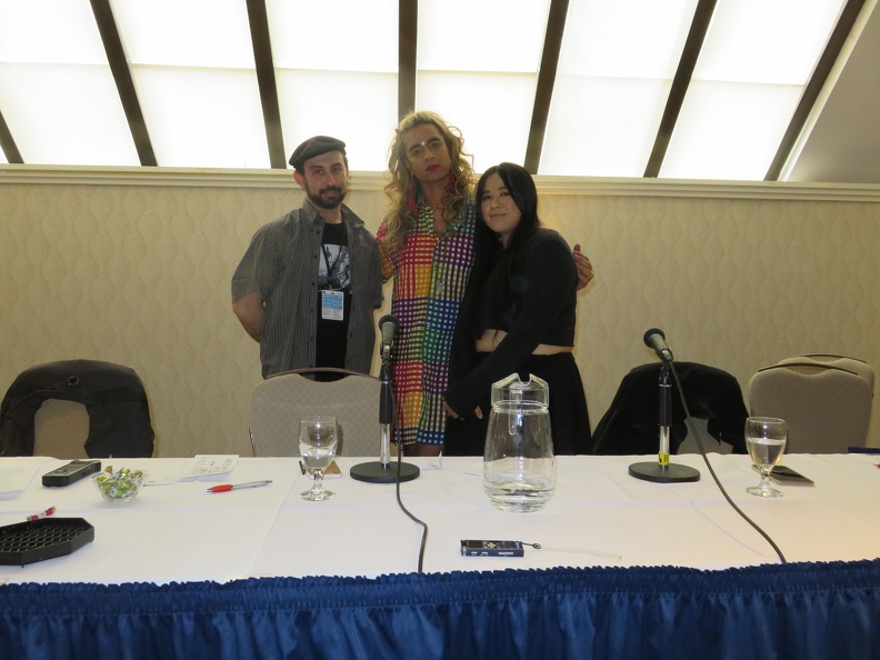 Death Threat Panel - Kelly Frazier, Vivek Shraya and Ness Lee.JPG