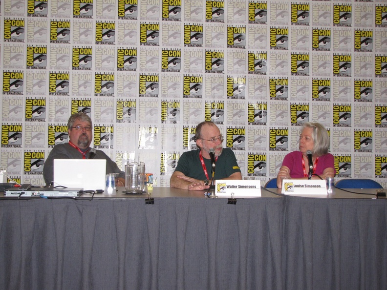 Walter and Louise Simonson Spotlight - Scott Dunbier, Walter and Louise Simonson.JPG