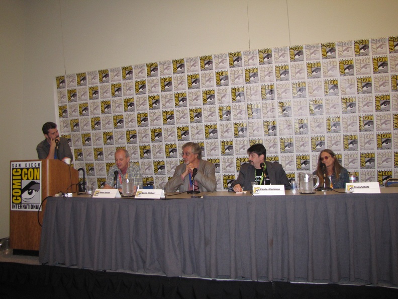 Will Eisner and the Graphic Novel - Charles Brownstein, Klaus Janson, Denis Kitchen, Charles Kochman and Diana Schutz.JPG