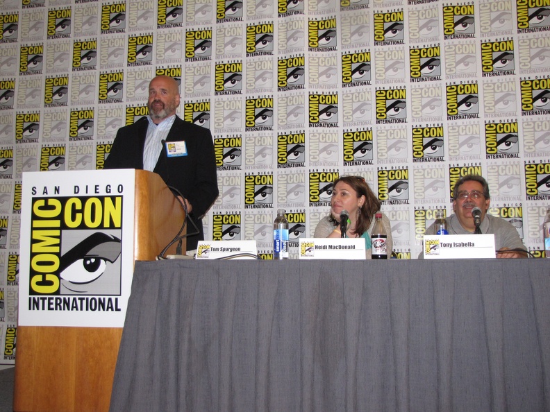 Family Feud - The Comics Blogging Panel - Tom Spurgeon, Heidi MacDonald and Tony Isabella.JPG