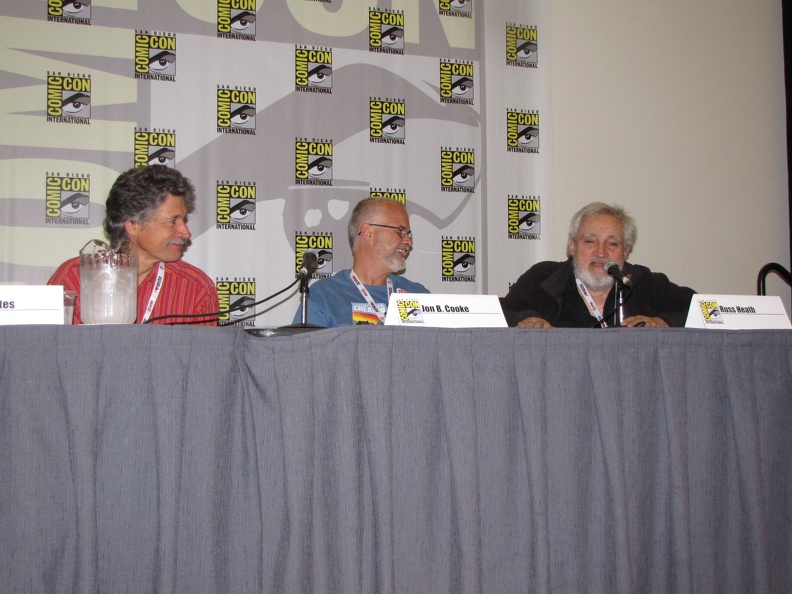 Joe Kubert Tribute - Tom Yeates, Jon B. Cooke and Russ Heath.JPG