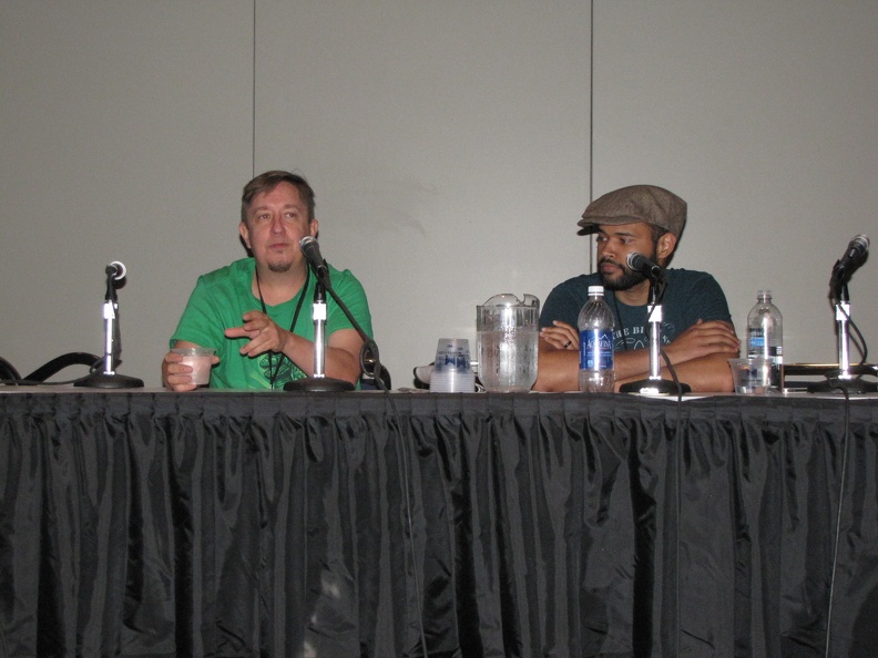 The CHEW Panel John Layman and Rob Guillory.JPG