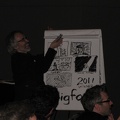 R. Sikoryak doing live cartooning