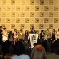 Cast of Scott Pilgrim behind Bill Morrison