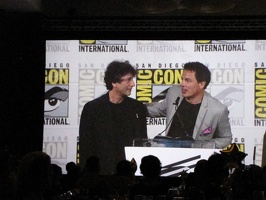 Neil Gaiman and John Barrowman