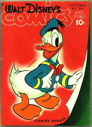 1940 - Walt Disney Comics and Stories #1 - Click
for Bigger Image in a New Page
