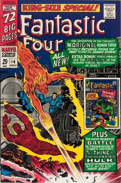 1966 - Fantastic Four Annual #4 - Click for Bigger Image in a New 
Page