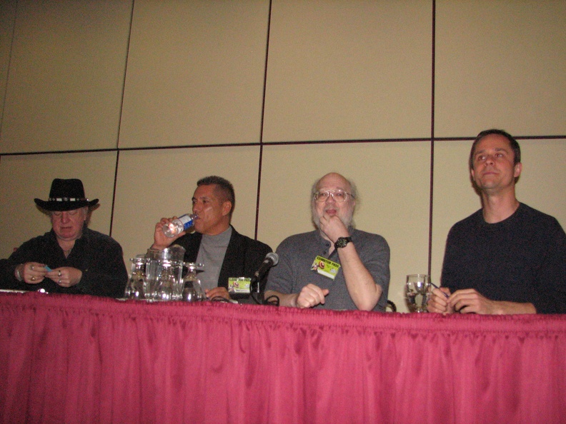 Men of Iron Panel - Mike Grell, Bob Layton, David Michelinie and Blake Bell.JPG