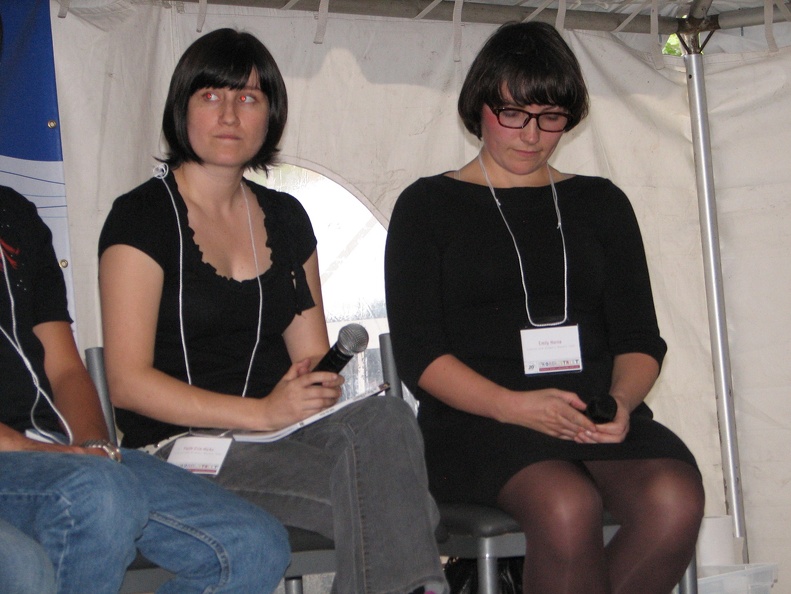 Webcomics Panel - Faith Erin Hicks and Emily Horne.JPG