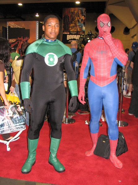 Green Lantern, Spider-Man.JPG