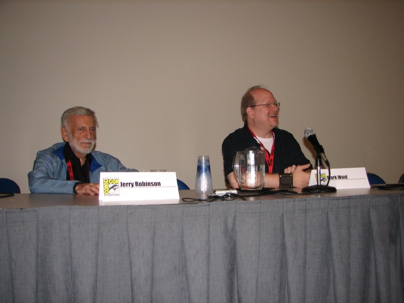 Jerry Robinson and Mark Waid 2.JPG