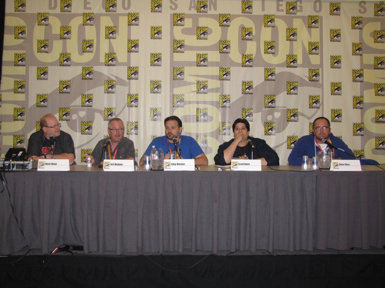 Digital Comics Price Fight - Mark Waid, Jeff Webber, Chip Mosher, Scott Kurtz and Chris Ross.JPG