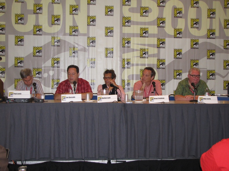 Will Eisner Mentor and Teacher Panel - Paul Levitz, Joe Quesada, Batton Lash, Drew Friedman and Mark Carlin 3.JPG