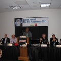 Trudy Knudsen, Dallas Middaugh, Barry Nalebuff, Calvin Reid, Rich Johnson, Greg Goldstein and Leyla Aker.JPG