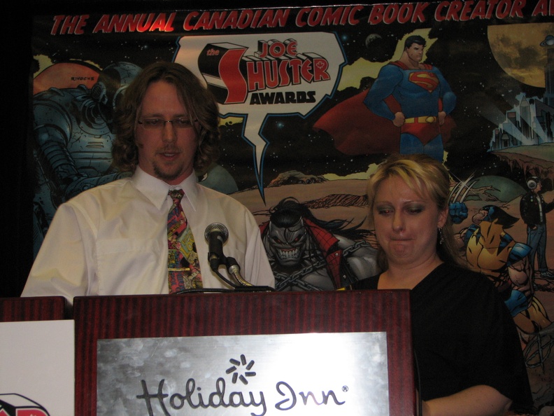 Retailers Jay and Shawna Bardyla Happy Harbor Comics.JPG