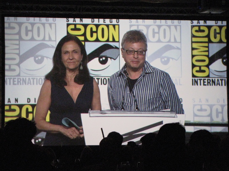 Tyler Crook and Michael Uslan.JPG